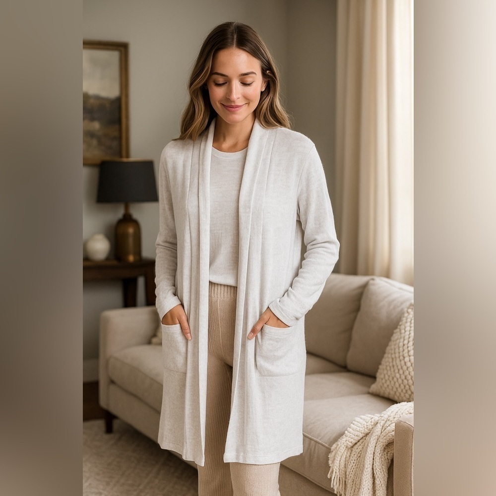 NWT Hale Bob Long Lounge Cardigan Size L
